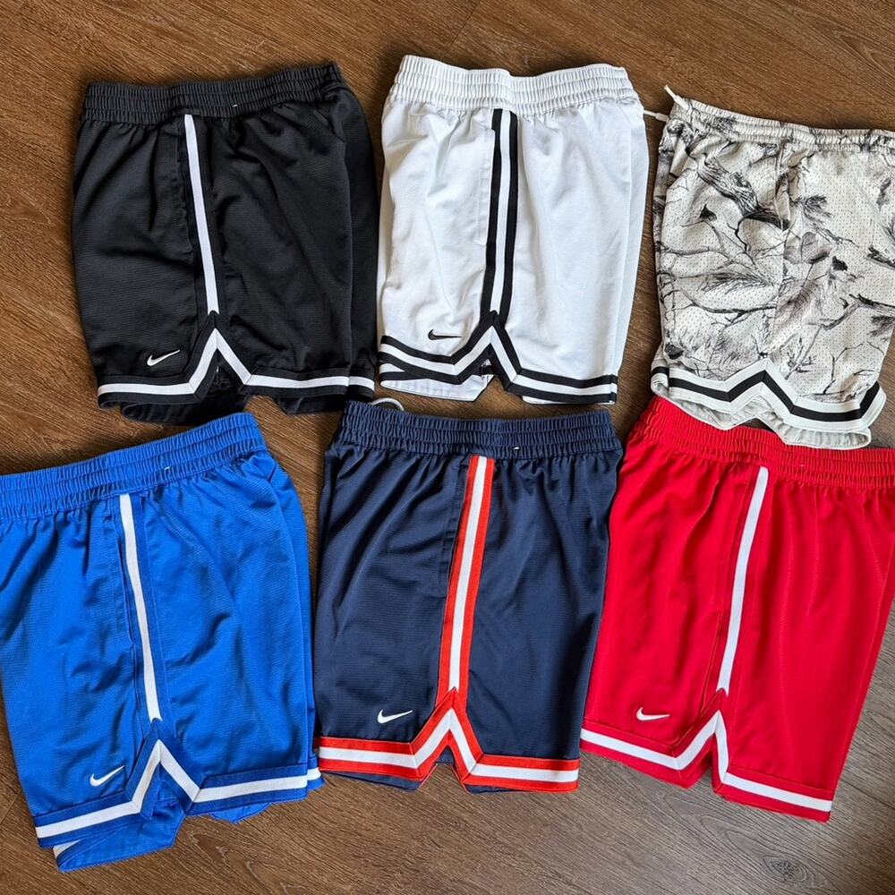Nike Boys' Dri-FIT DNA 5” Basketball Shorts Lot Bundle Youth L